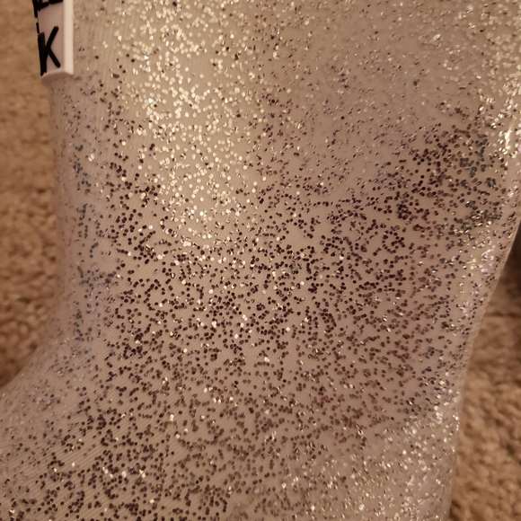 NEW silver/clear Rainboots - Picture 3 of 4